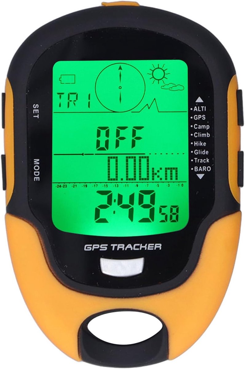 Hoogtemeter Kompas - Barometer Weerstation - Outdoor Avonturen - GPS Beidou Dual Systeem - IPX4 Waterdicht