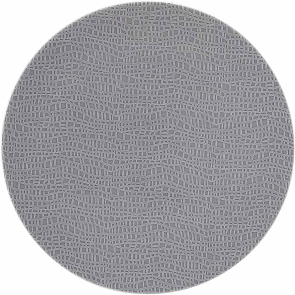 Ontbijtbord rond - Hard porselein - Ontbijt serveren - Magnetron en ovenbestendig - 22.5 cm - Grijs