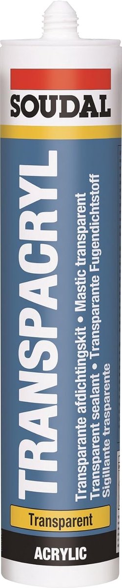 Acryl Afdichtingskit - Kit Cartridge - Voegen Dichten - Waterbestendig - 310 ml - Transparant