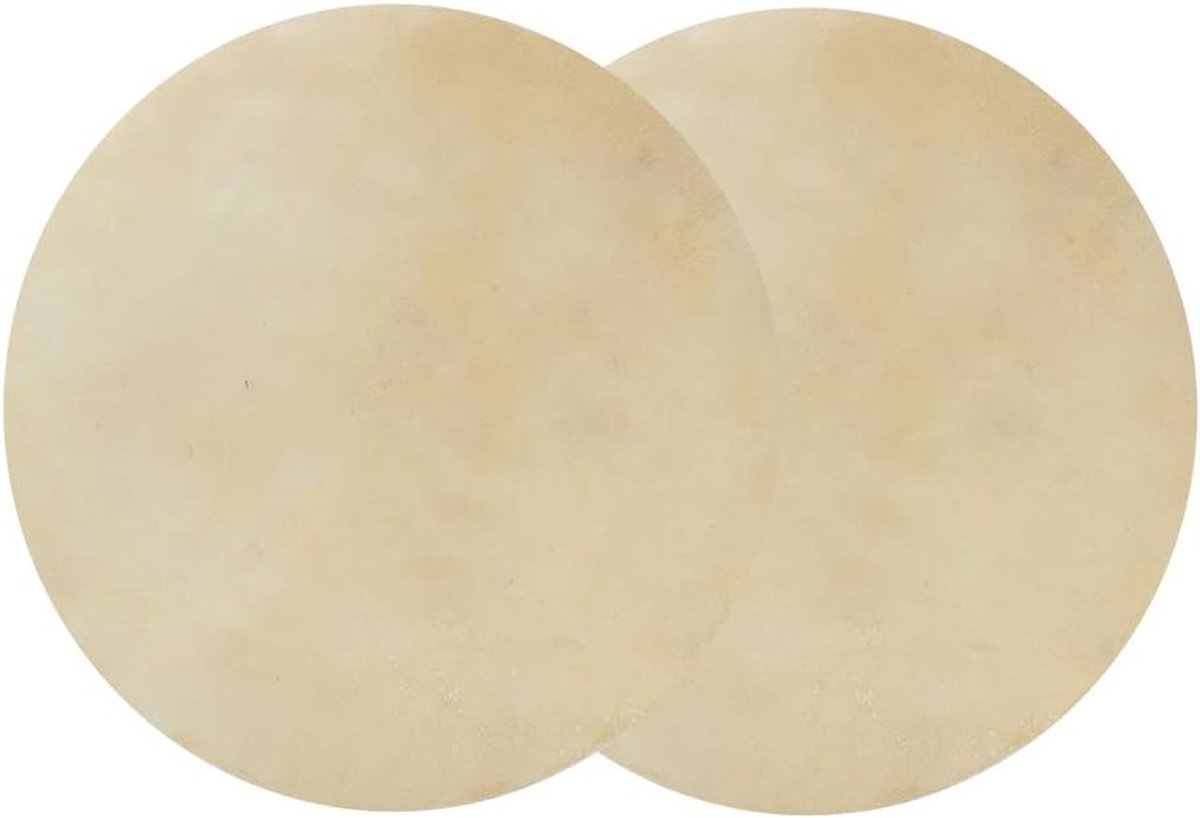Drum Vellen Set - Percussie Huid - Afrikaanse Drums - Natuurlijk Buffelleer - 85 inch