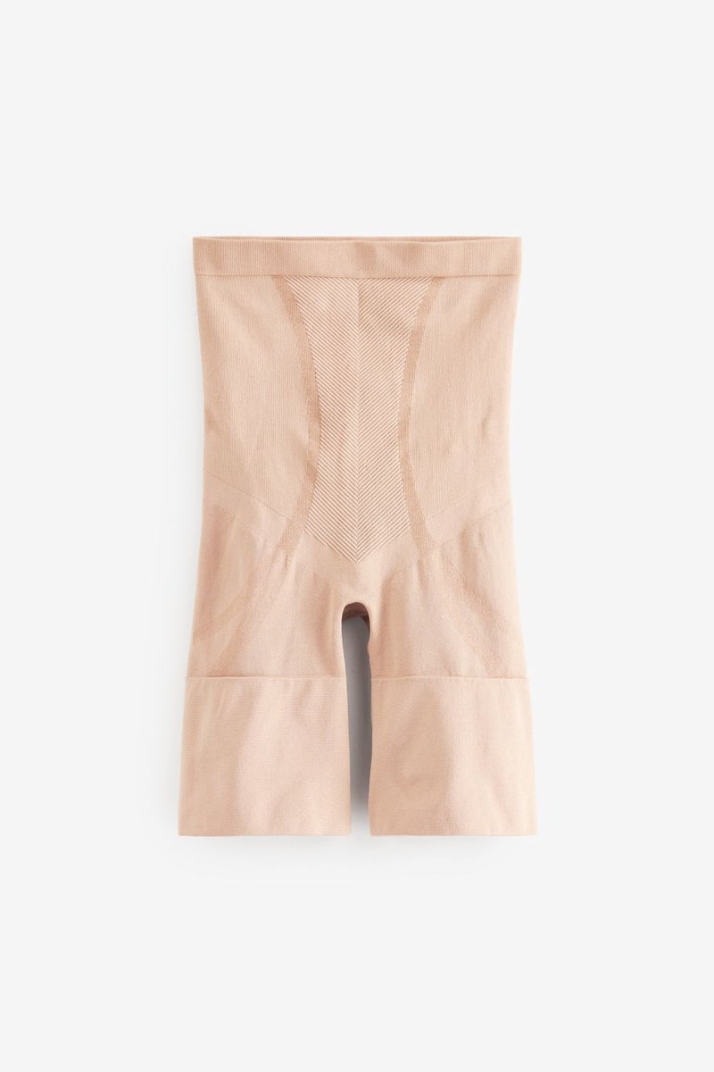 Next Dames - Naadloze, sterk buikcorrigerende, vormende slip met gladde stof - Huidkleur Praline Nude