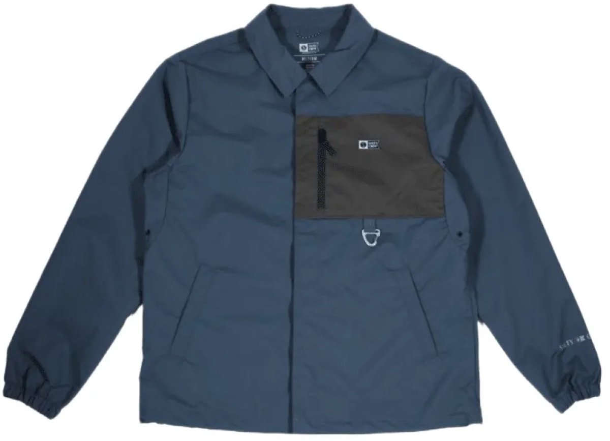 Salty Crew Shed Coach Jas Man Marineblauw