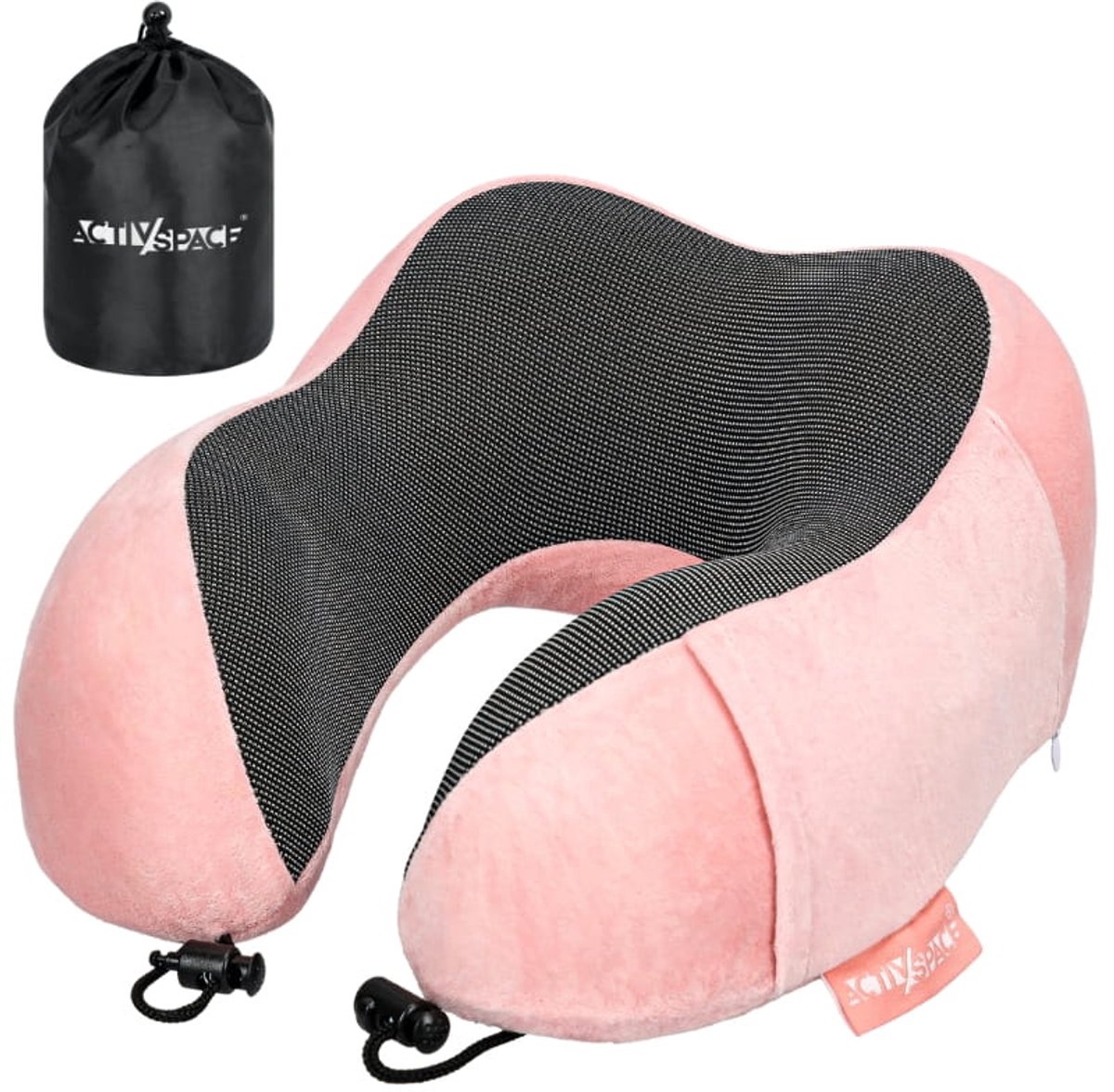 Activ Space P02 - Reiskussen - Roze - Rogalvorm - Memory Foam