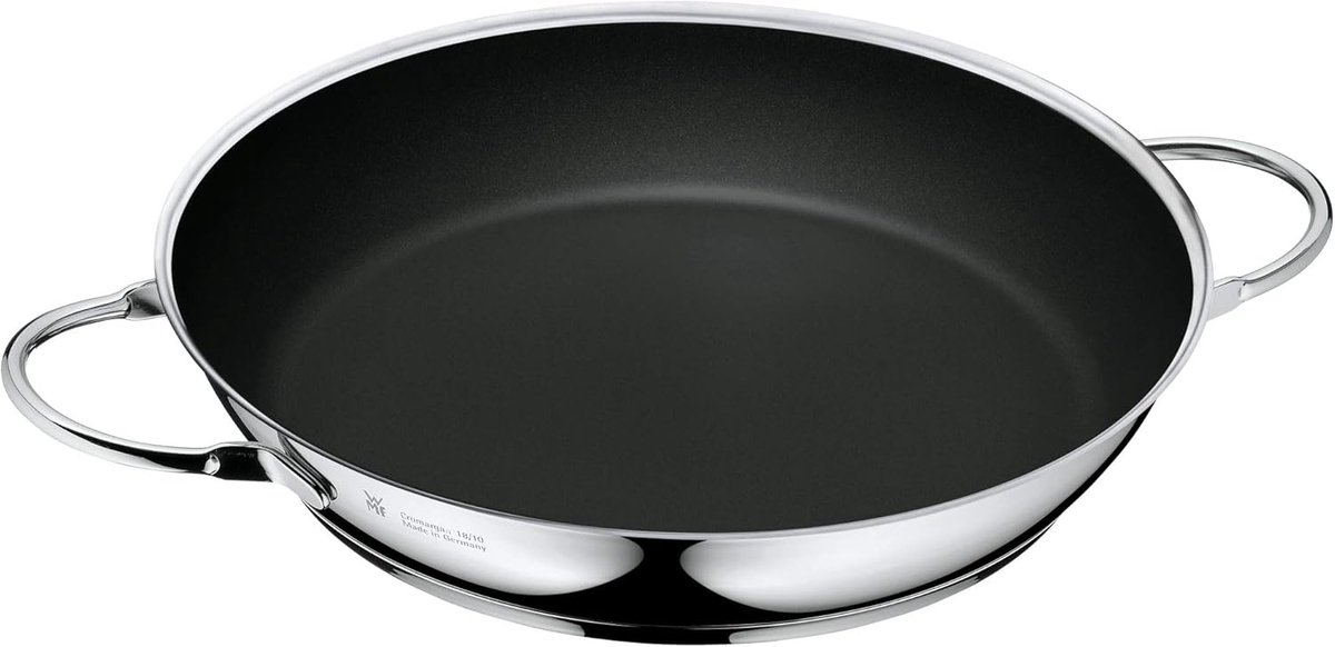 Serveerpannen Braadpan - Koekenpan Inductie - Allround Koken - Keramische Antiaanbaklaag - 28 cm Diameter - Roestvrij Staal