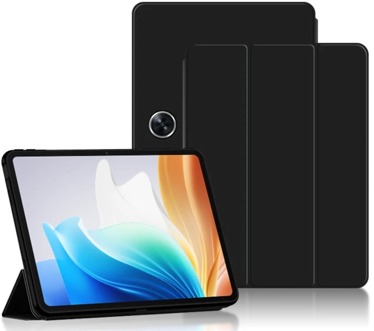 EtuiTab - Slim Cover - 11,4 inch - Zwart - Eco-leer - Magneet