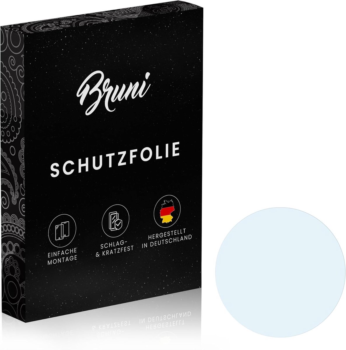 Schermfolie Set - Display Bescherming - Dagelijkse Bescherming - Zonneklaar & Krasbestendig - 50mm Diameter - Transparant