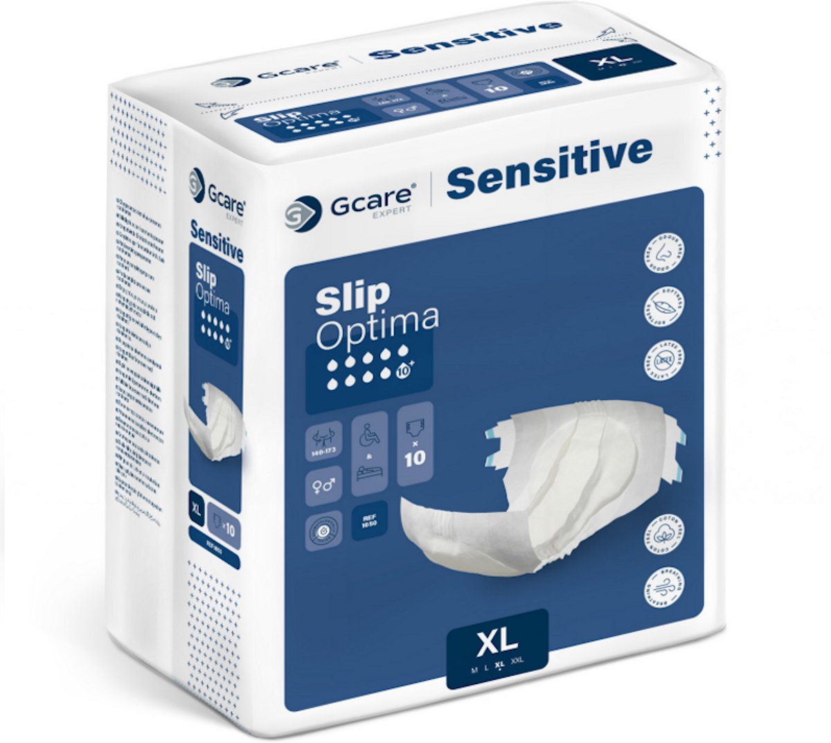 Gcare Expert Slip Optima XL - 1 paquet de 10 protections