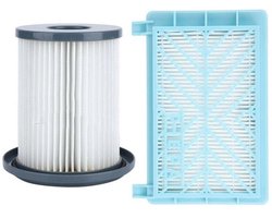 Elkuaie Stofzuigerfilter - Compatibel met Philips - Voor FC8724 FC8732 FC8734 - 2 Stuks - Wit