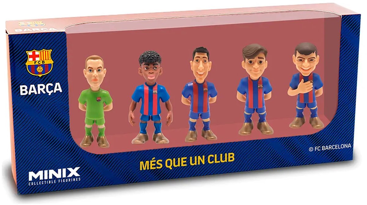 Minix Fc Barcelona 7 Cm Figuur Veelkleurig