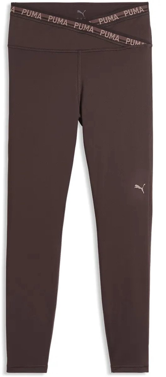 Puma Strong Cross Front Hoge Leggings Vrouw Bruin