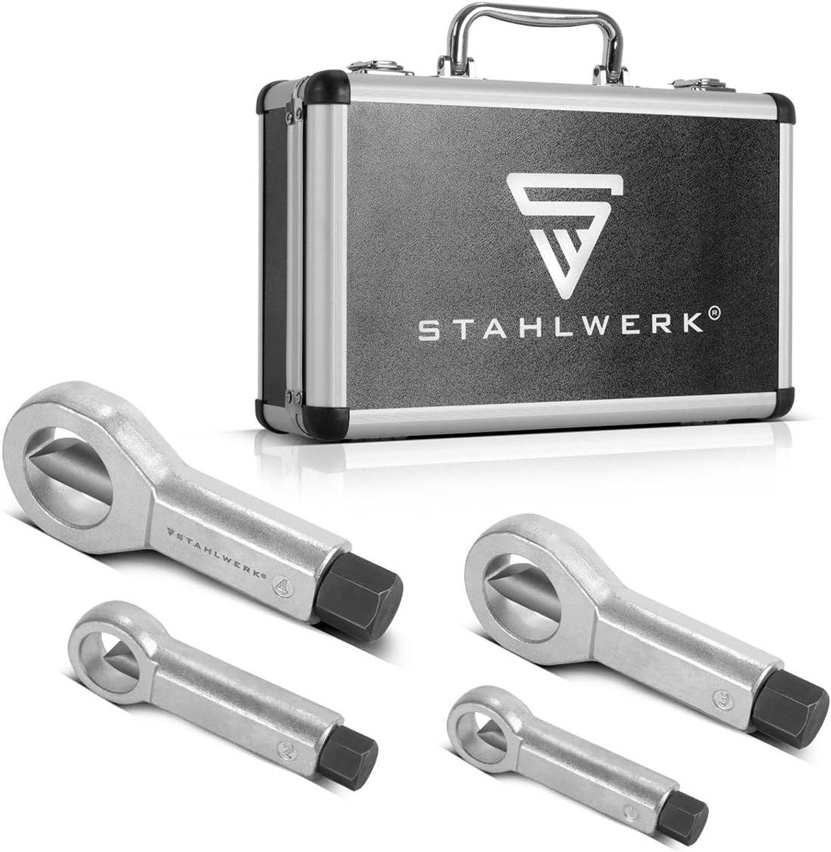Moersproeierset - Moer opener - Vastzittende moeren - 4-delige set - 9-36 mm