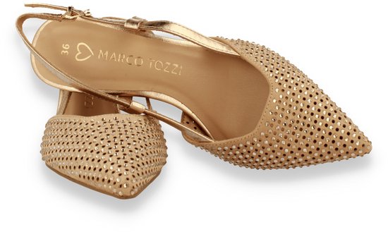 Marco Tozzi Dames Pump | Or | Taille: 38