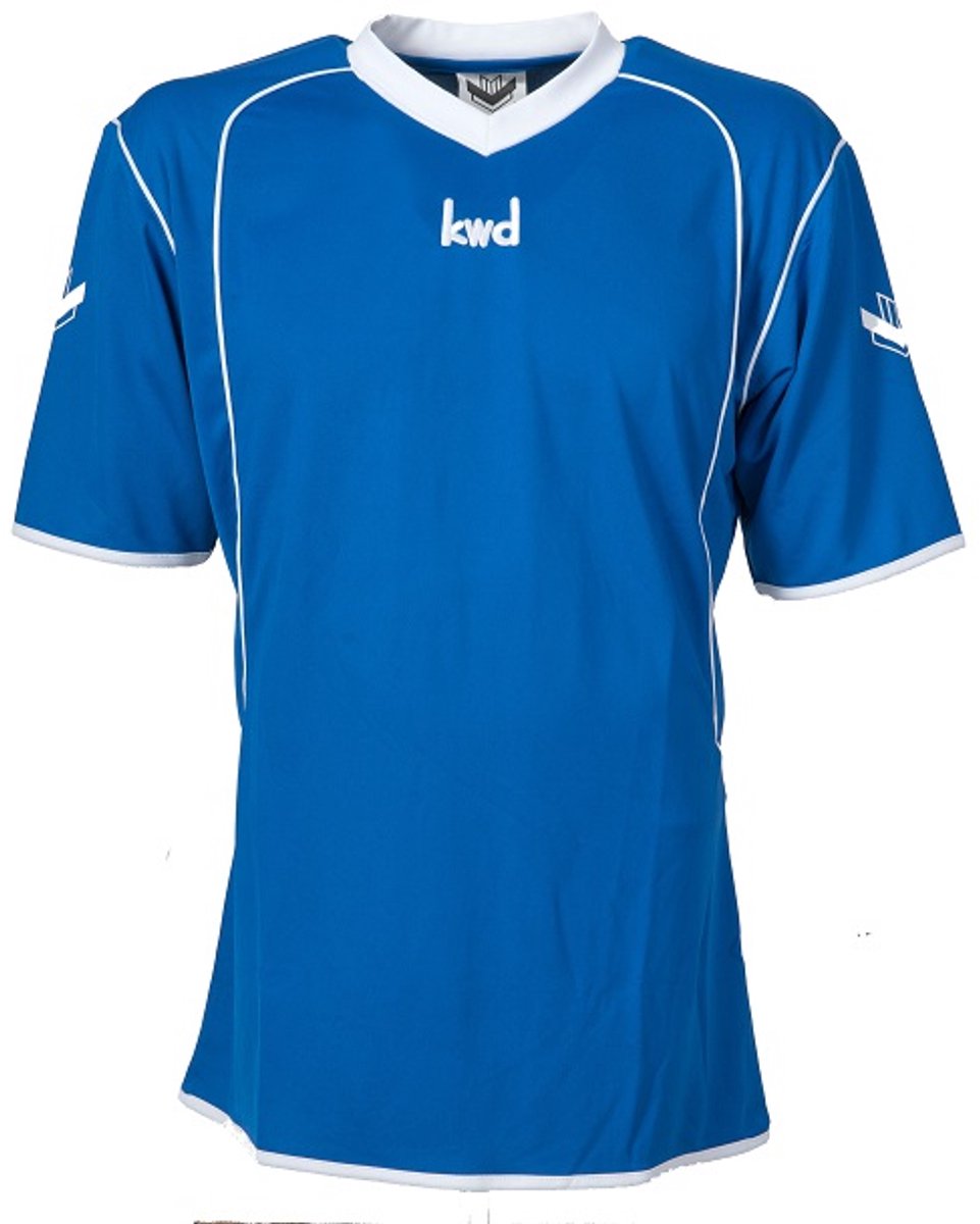KWD Sportshirt Victoria km, mt XL, kobaltblauw/wit