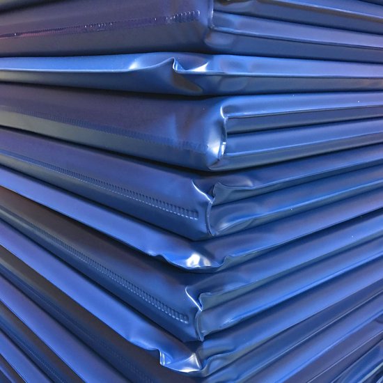 Opvouwbare Slaapmatten - Kinderkamer Matten - Slaapcomfort Kinderen - Drievoudig Opvouwbaar - 2.5 cm Dik - Blauw — afbeelding 2