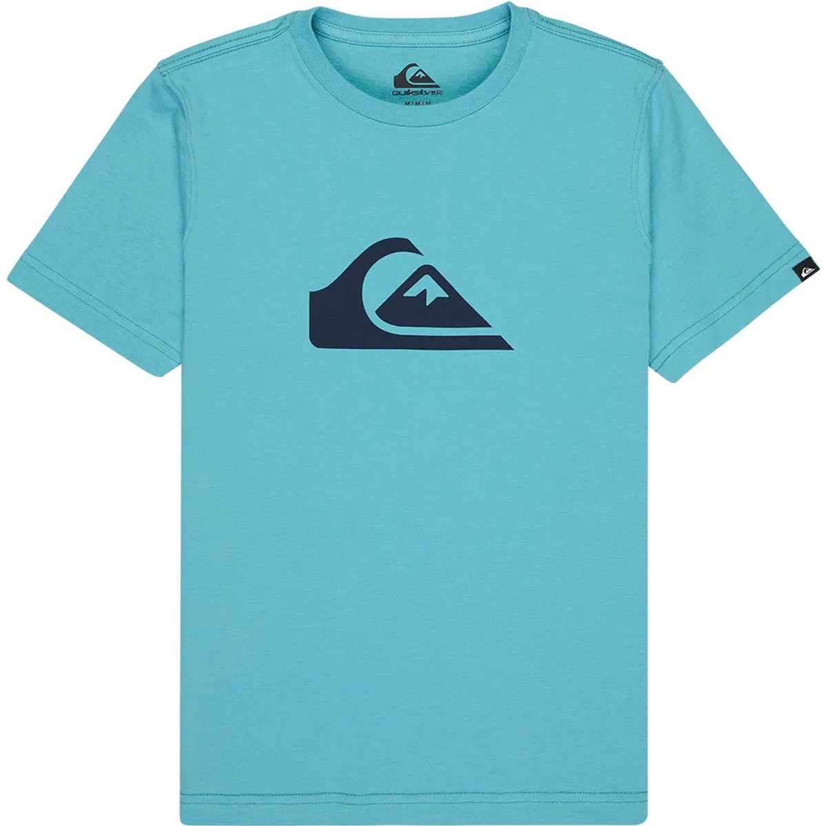 Quiksilver Ev Comp Logo T-shirt Met Korte Mouwen 16 Years Jongen Blauw