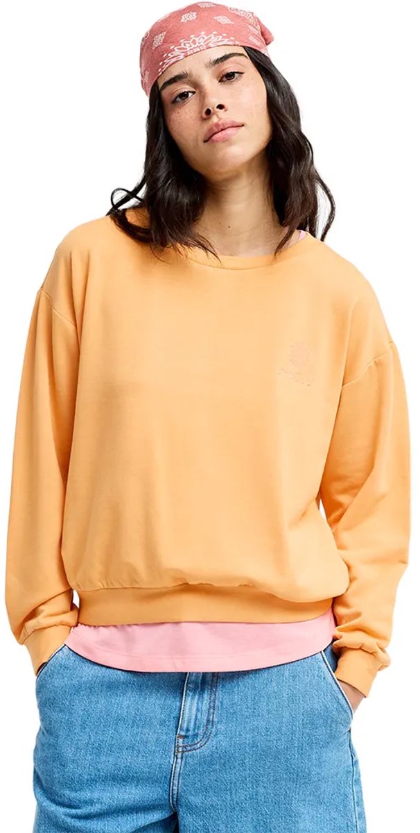 Roxy Surfing By Moonlight Sweatshirt XS Vrouw Papaya