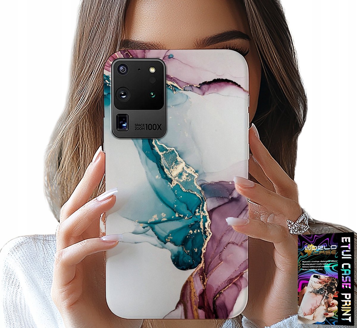 HOESJE VOOR SAMSUNG GALAXY S20 Ultra - ELEGANT MARMERMODIEUS VROUWELIJK HOESJE