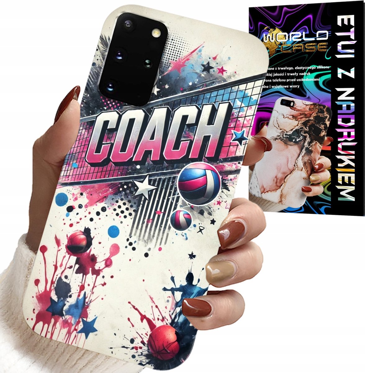 HOESJE VOOR SAMSUNG GALAXY S20 PLUS - RETINA COACH MESH COVER, ACHTERKANT