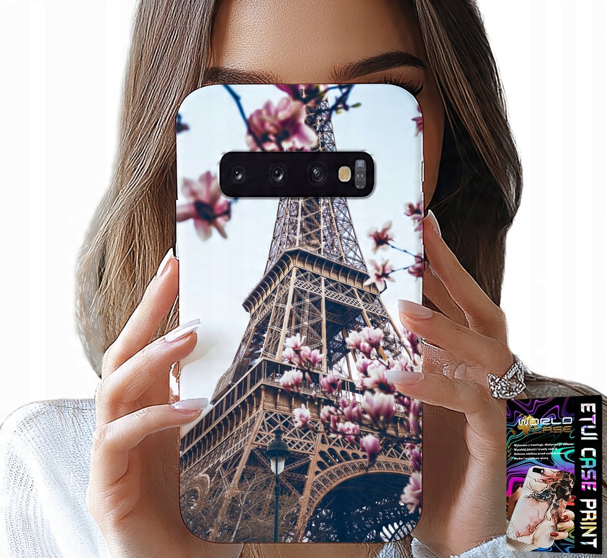 HOESJE VOOR SAMSUNG GALAXY S10 - PARIJS EIFFELTOREN MOOIE PLEKKEN ACHTERKANT