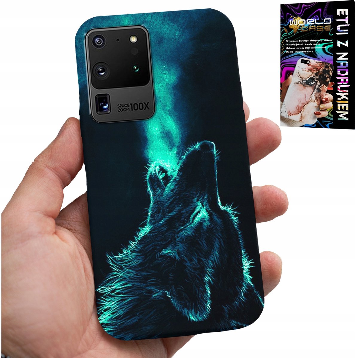 HOESJE VOOR SAMSUNG GALAXY S20 Ultra - WOLF WOLVES RUPPELS SUPER PATRONEN