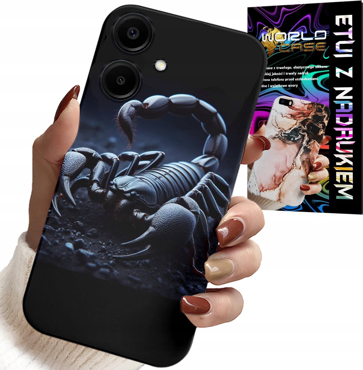HOESJE VOOR SAMSUNG GALAXY A06 5G - SCHORPIOEN, SCHORPIOENEN + HYDROGEL FILM