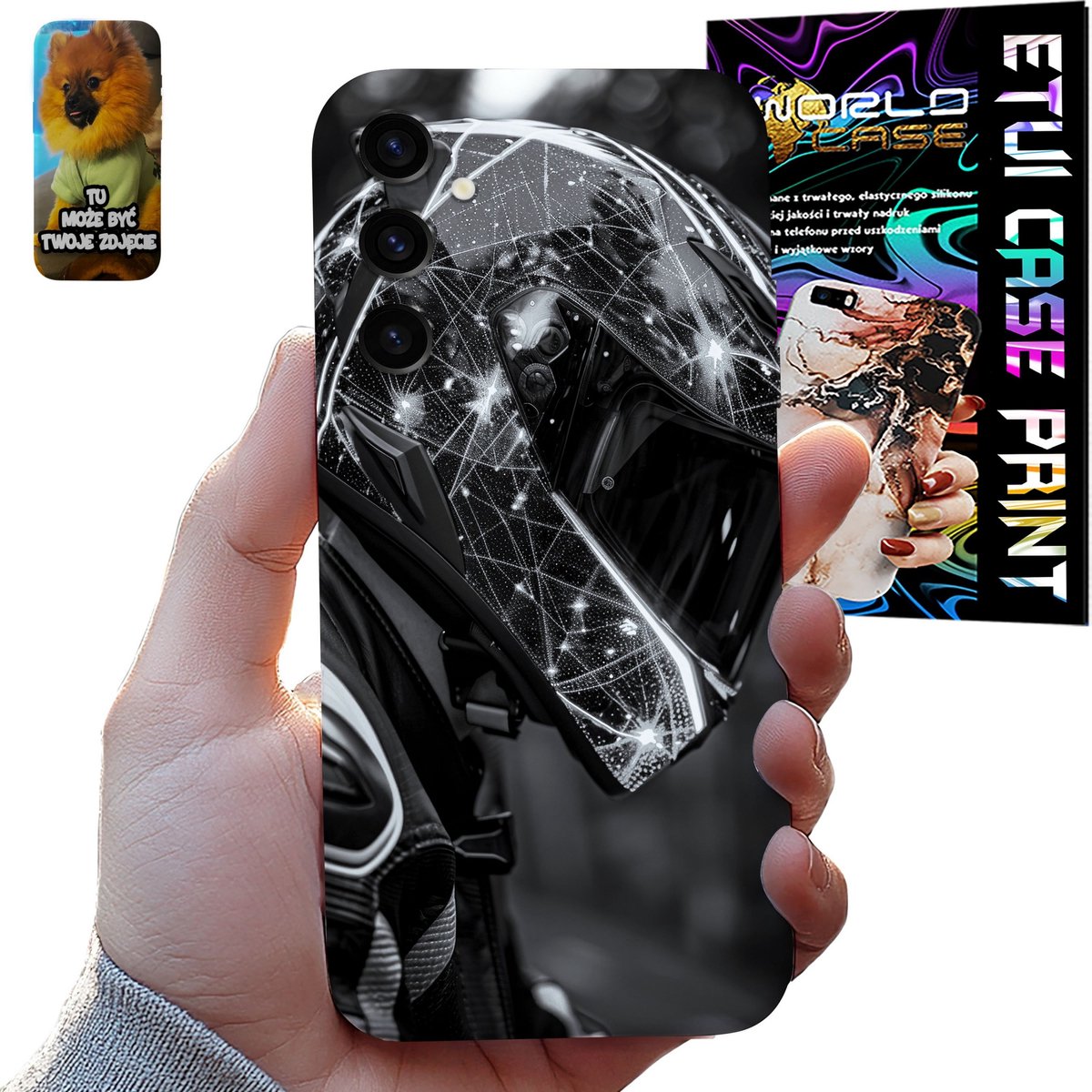 CASE SAMSUNG GALAXY S24 MOTORHELM MOTORFIETSEN VENTILATORPATRONEN