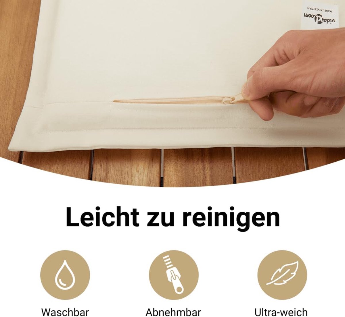 Tuinloungeset 5-delig Beige/Crème – Bellavero Luxe Polyrotan Loungeset met Verstelbare Tafel & Opbergarmleuningen – Weerbestendige Hoekbank Tuinmeubelset voor Terras, Balkon & Tuin