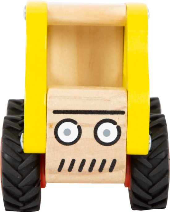 Small Foot - Houten Werkvoertuig Bouwplaats Geel van Small Foot — afbeelding 2