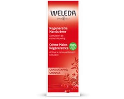 WELEDA Granaatappel Regeneratie Handcrème - Sinaasappel & Davana - Gaat Huidveroudering Tegen & Stimuleert De Celvernieuwing - Trekt Snel in - 100% Natuurlijke Ingrediënten - 50ml