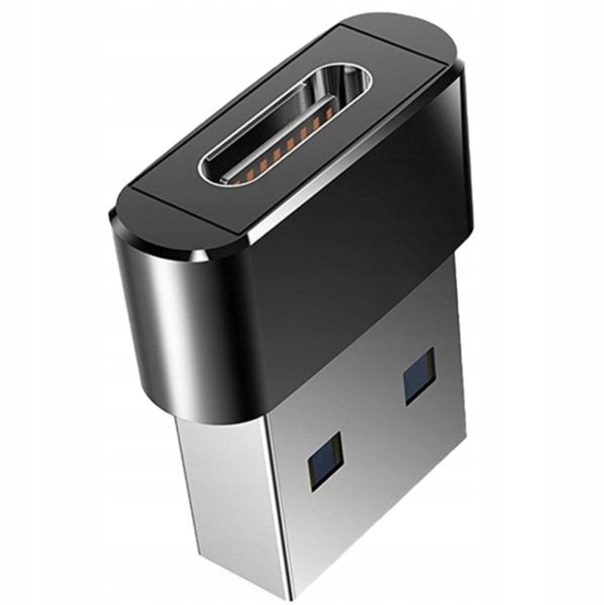 GSM Hurt Serie - USB-C naar USB-A Adapter - OTG - Zwart