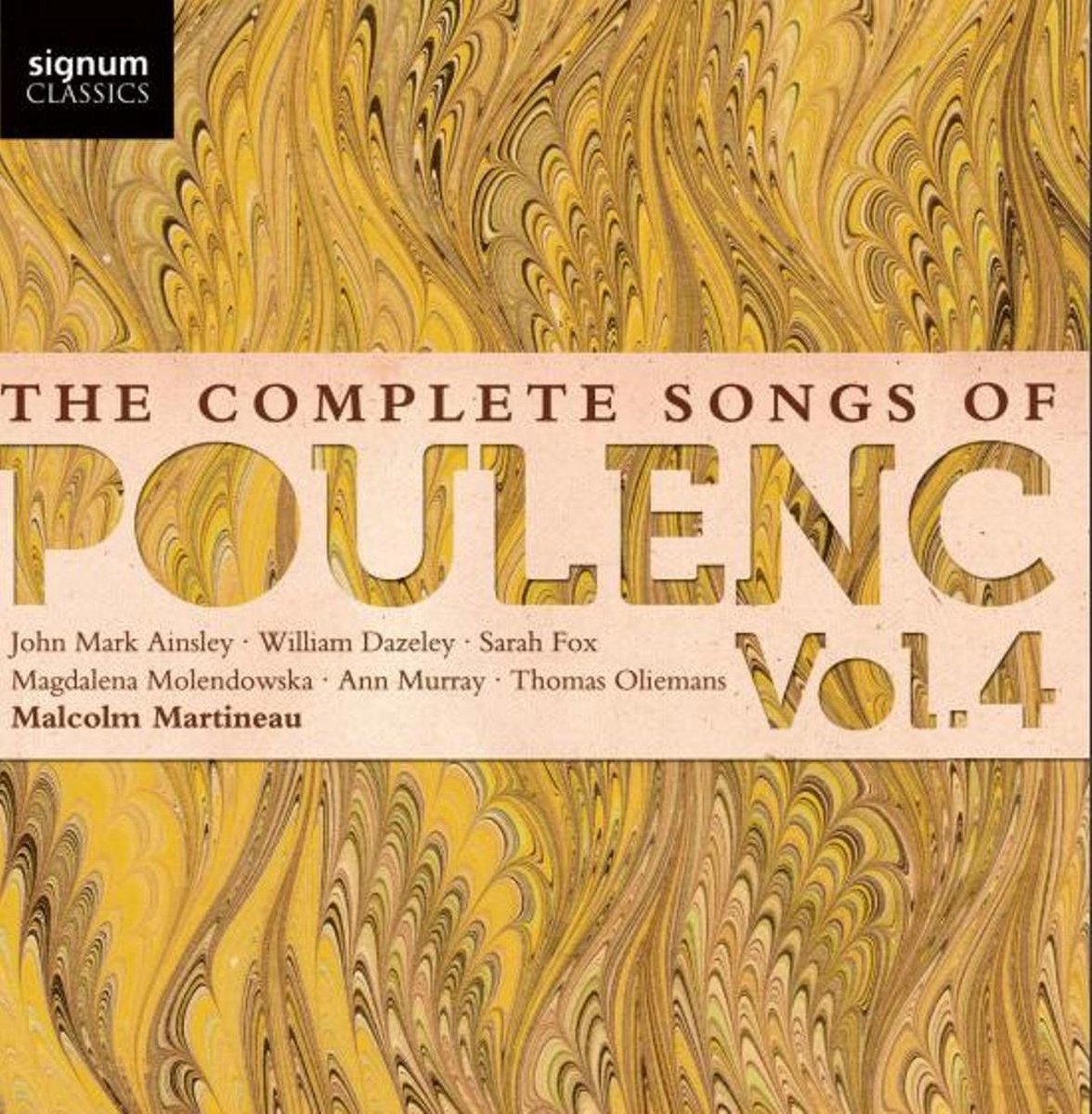 The Complete Songs Of Poulenc, Vol.4