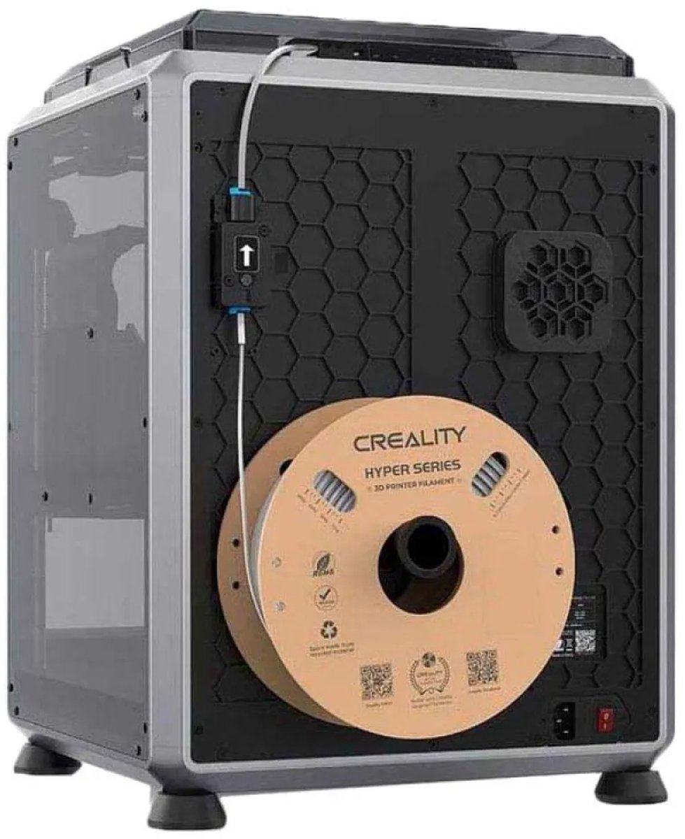 Creality K1C 2026 3D-printer, 600 mm/s hogesnelheidsafdrukken, 0,1 mm precisie, 220x220x250 mm bouwvolume, 300°C spuitmond, AI-camera en automatische kalibratie, compatibel met PLA/PETG/TPU/ABS/ASA — afbeelding 2