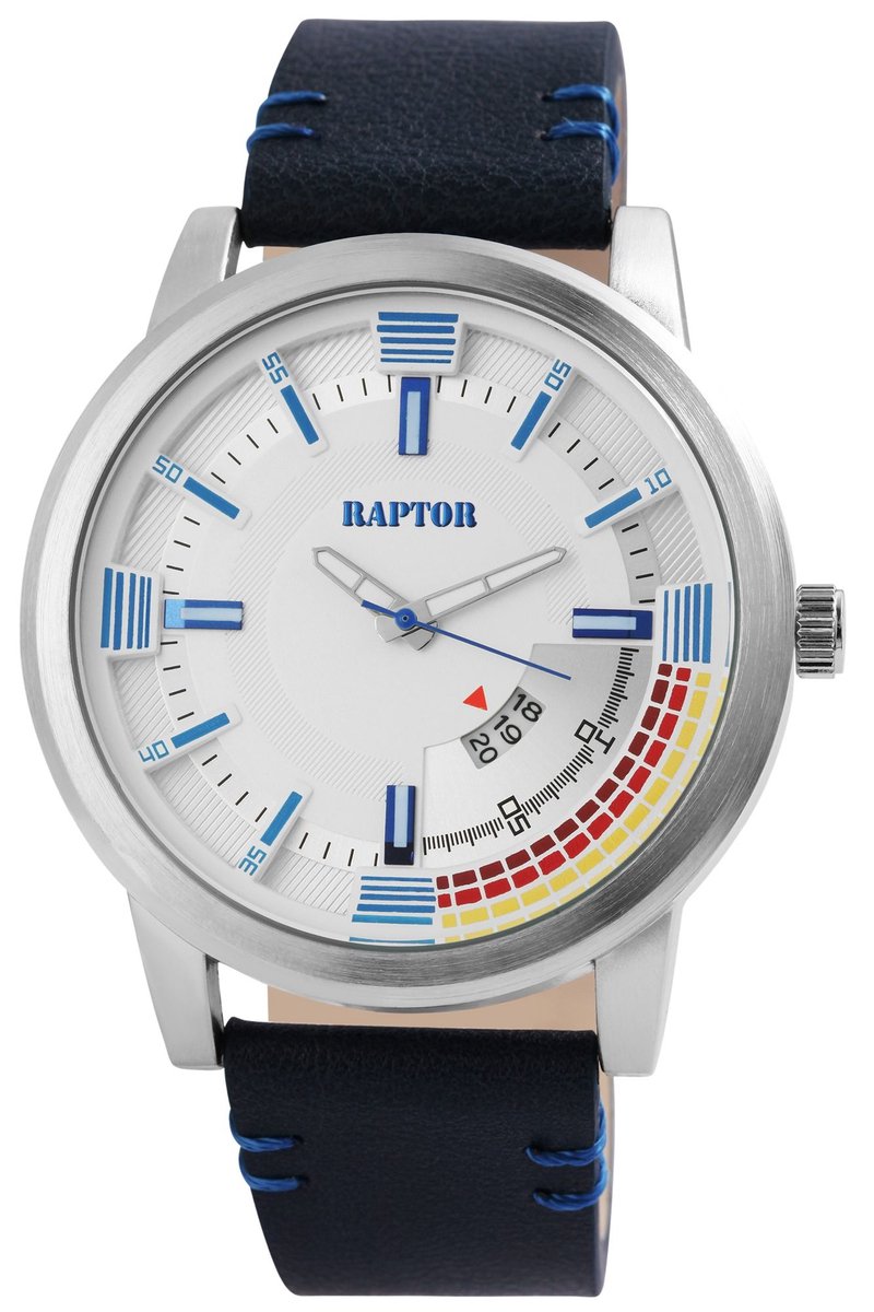 Raptor Herenhorloge van echt leer Accom Raptor herenhorloge "Accom" met echte leren band