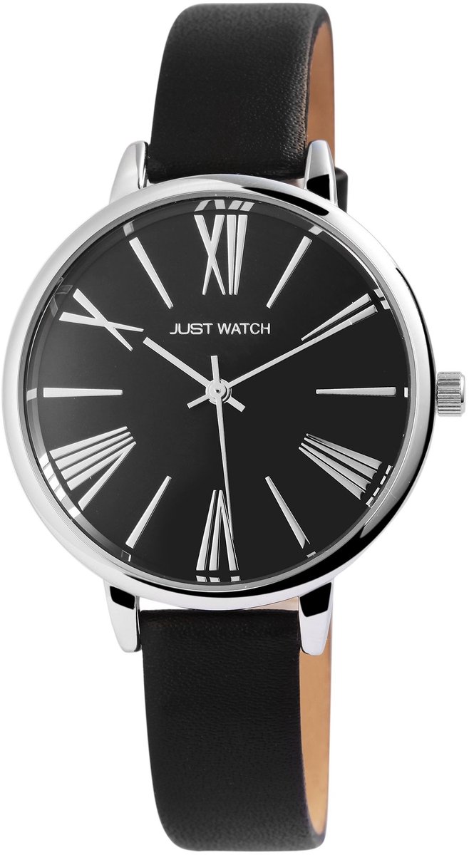 JUST WATCH dameshorloge van echt leer Robyn met echte leren band, 3 ATM, inclusief geschenkdoos