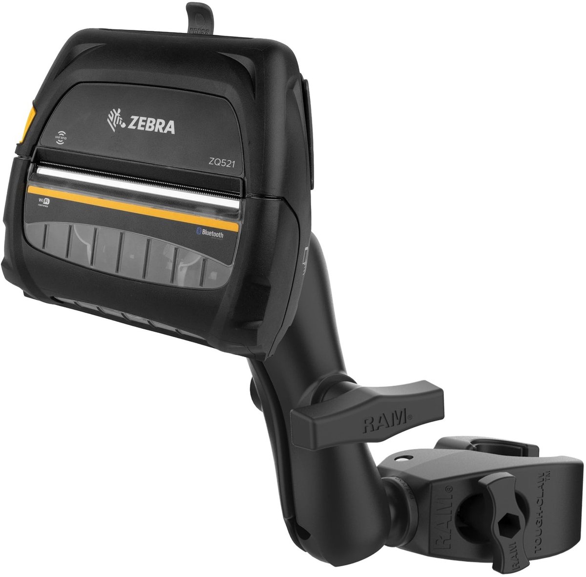 Printerhouder voor Zebra ZQ521 met medium Tough-Claw