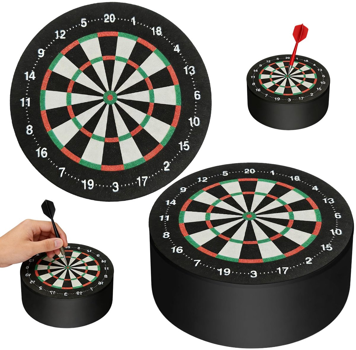 Dartpijlhouder - Mini Dartstandaard voor Soft- en Stalen Darts - Ruimtebesparend Design