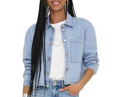 JDY - JDYMARLY L/S BOXY SHACKET DNM NOOS Dames Denim Blouse