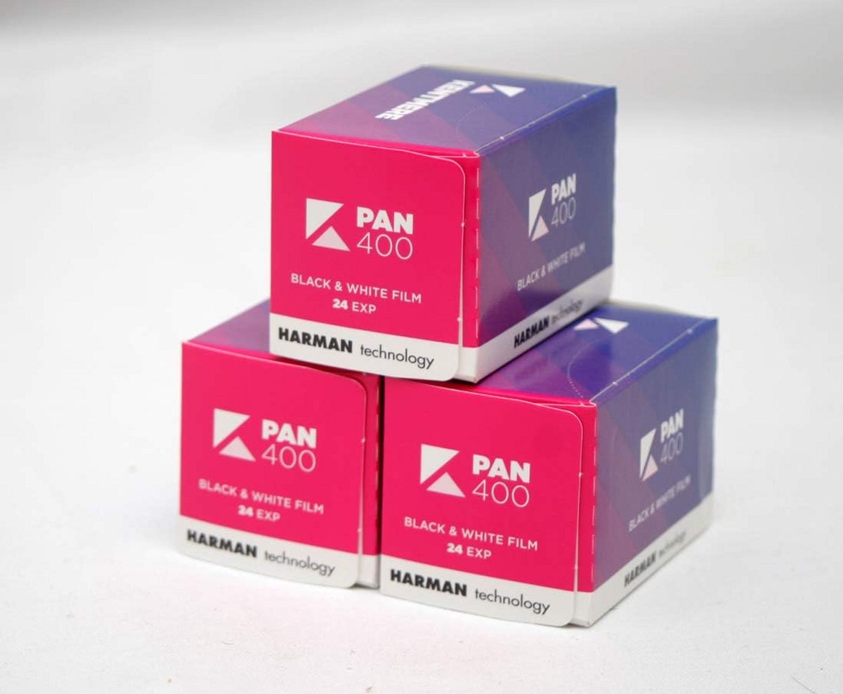 Zwart-wit Film 35mm (135) 400 ASA/ISO – 3 Rollen voor Analoge Camera