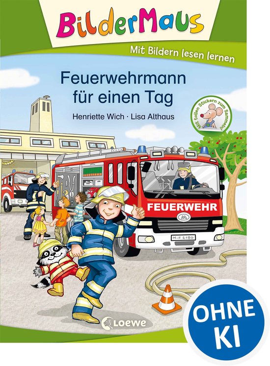 Bildermaus - Bildermaus - Feuerwehrmann für einen Tag - cover