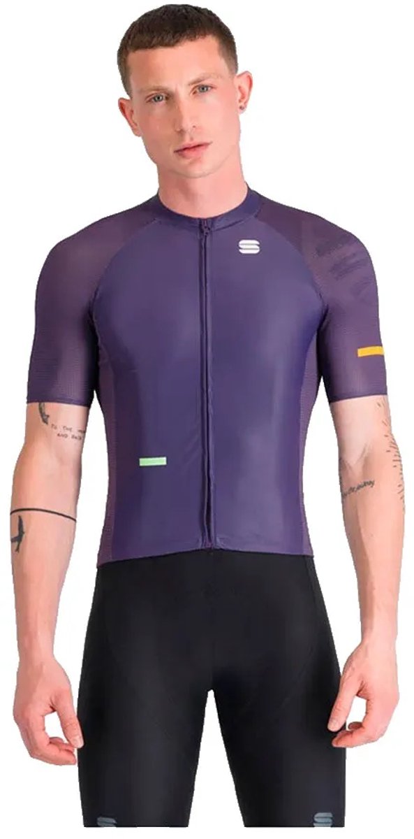 Sportful Supernova Korte Mouw Wielertrui Paars M Man