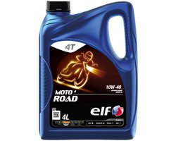 Total Elf Moto 4 Road 10w40 motorfiets olie 4 liter