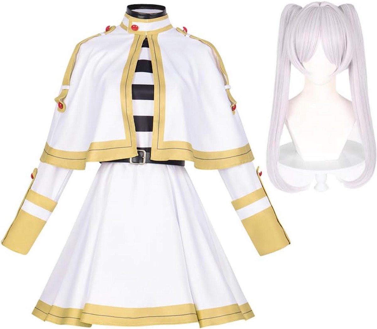 Anime Rollenspel Kostuum Set voor Dames en Heren - Complete Cosplay Outfit met Pruik