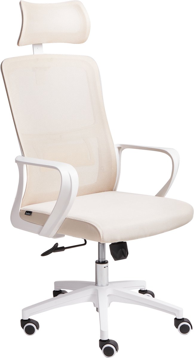 BELIANI MONARCH - Bureaustoel - Beige - Stof