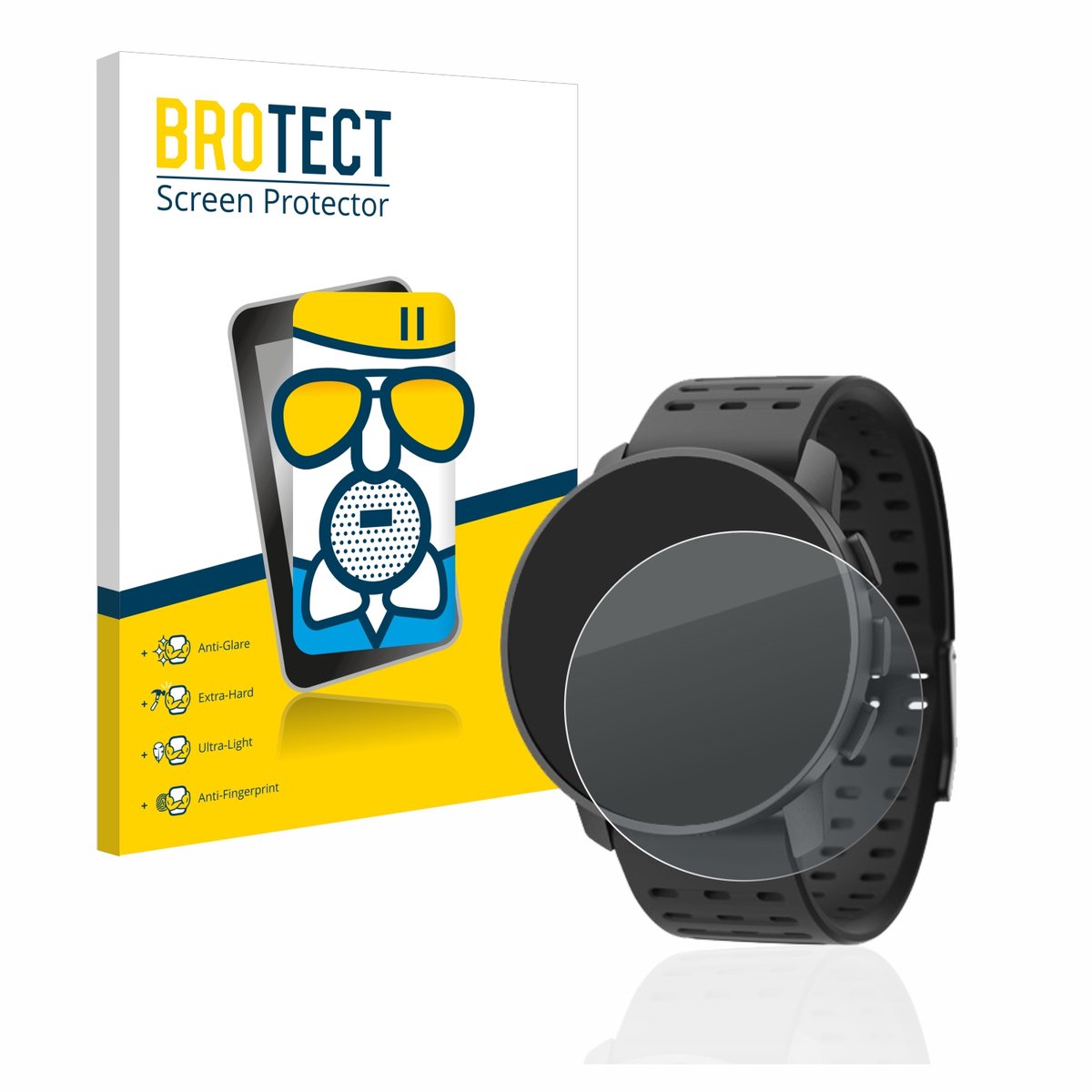 BROTECT - Screenprotector voor Suunto 9 Peak Pro - Folie Beschermfolie Beschermglas matte