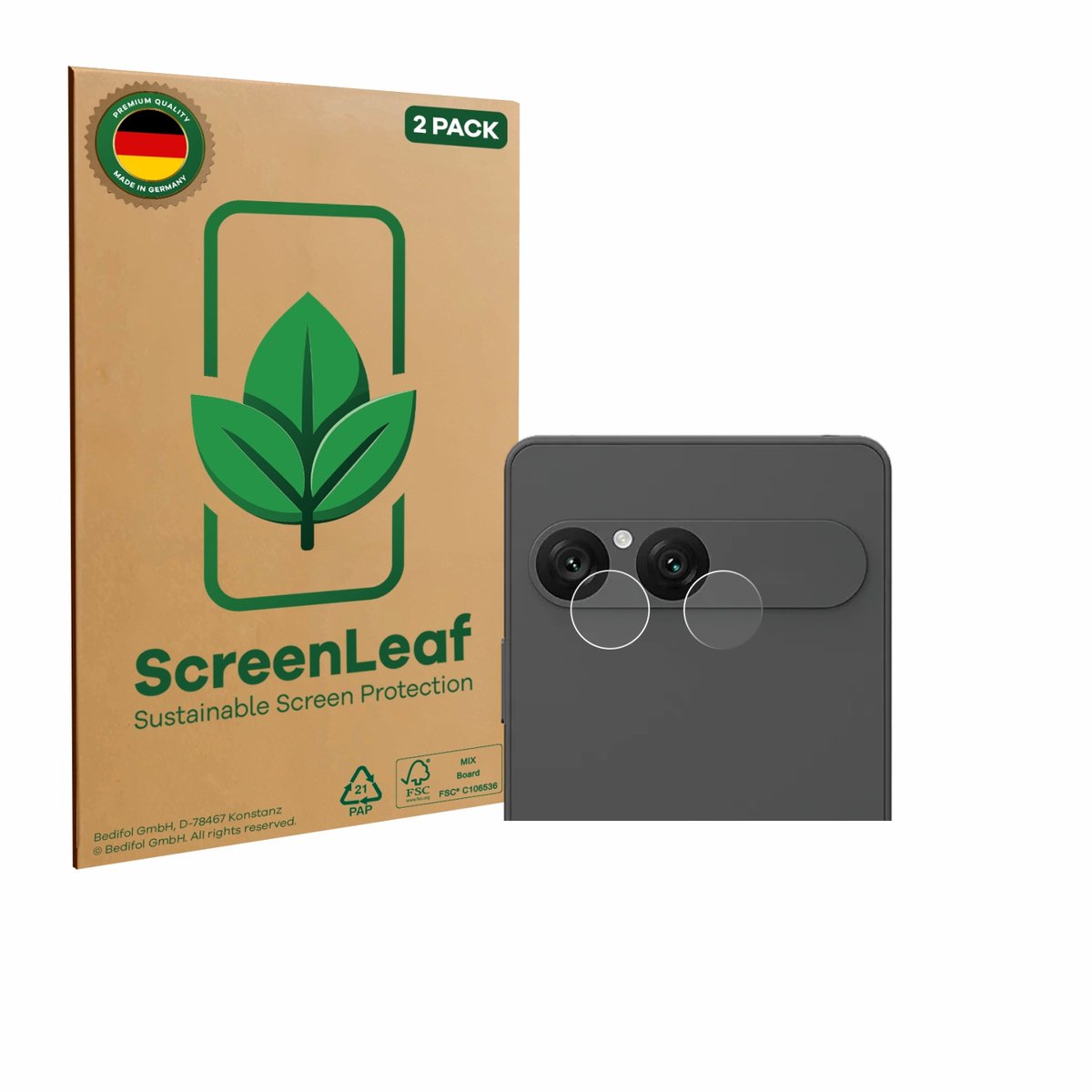 ScreenLeaf - Screenprotector voor Sony Xperia 10 VII (ALLEEN Camera Lens) - Duurzame schermbescherming Folie Beschermfolie transparant 2 Stuks