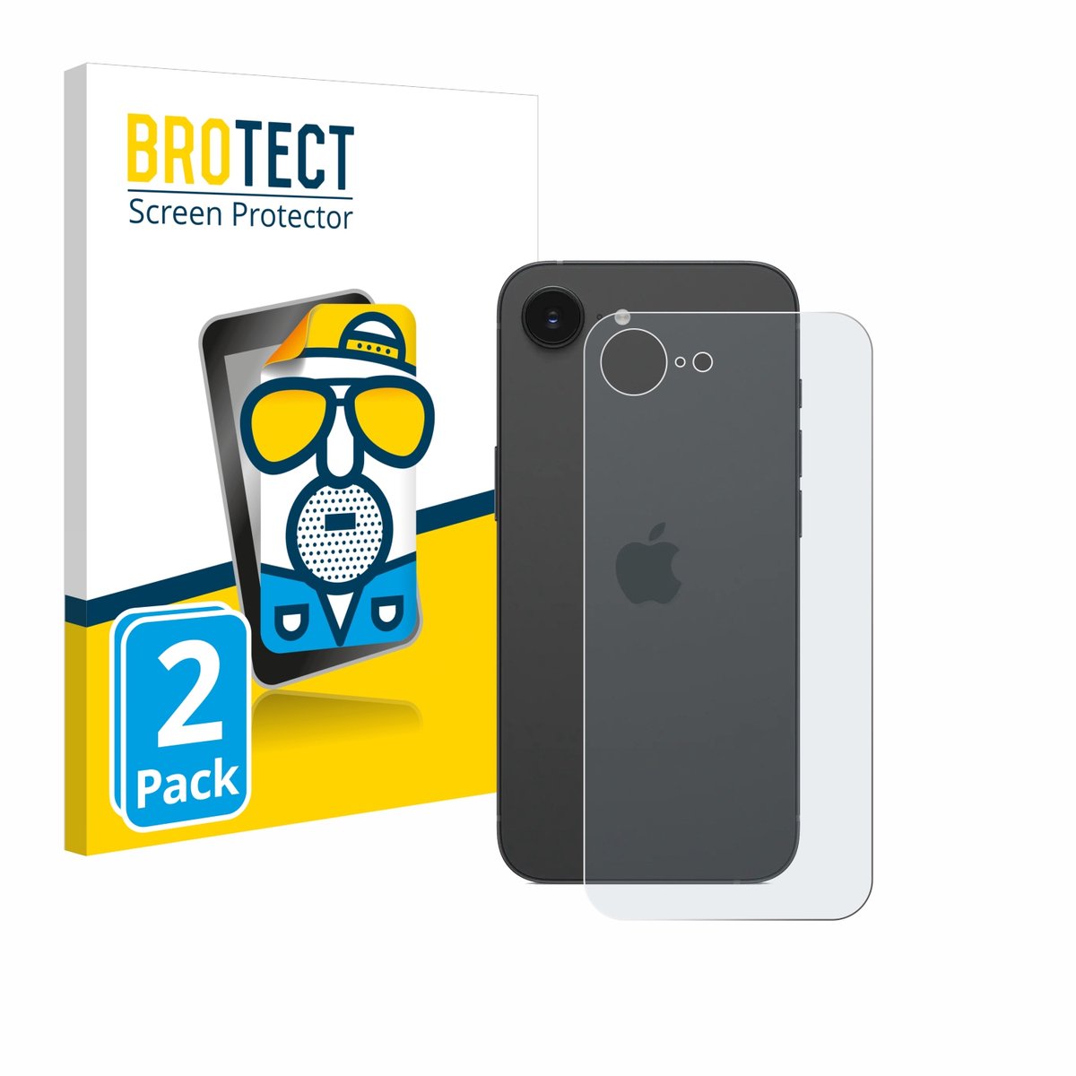 BROTECT - Screenprotector voor Apple iPhone 16e / 17e - Folie Beschermfolie matte 2 Stuks