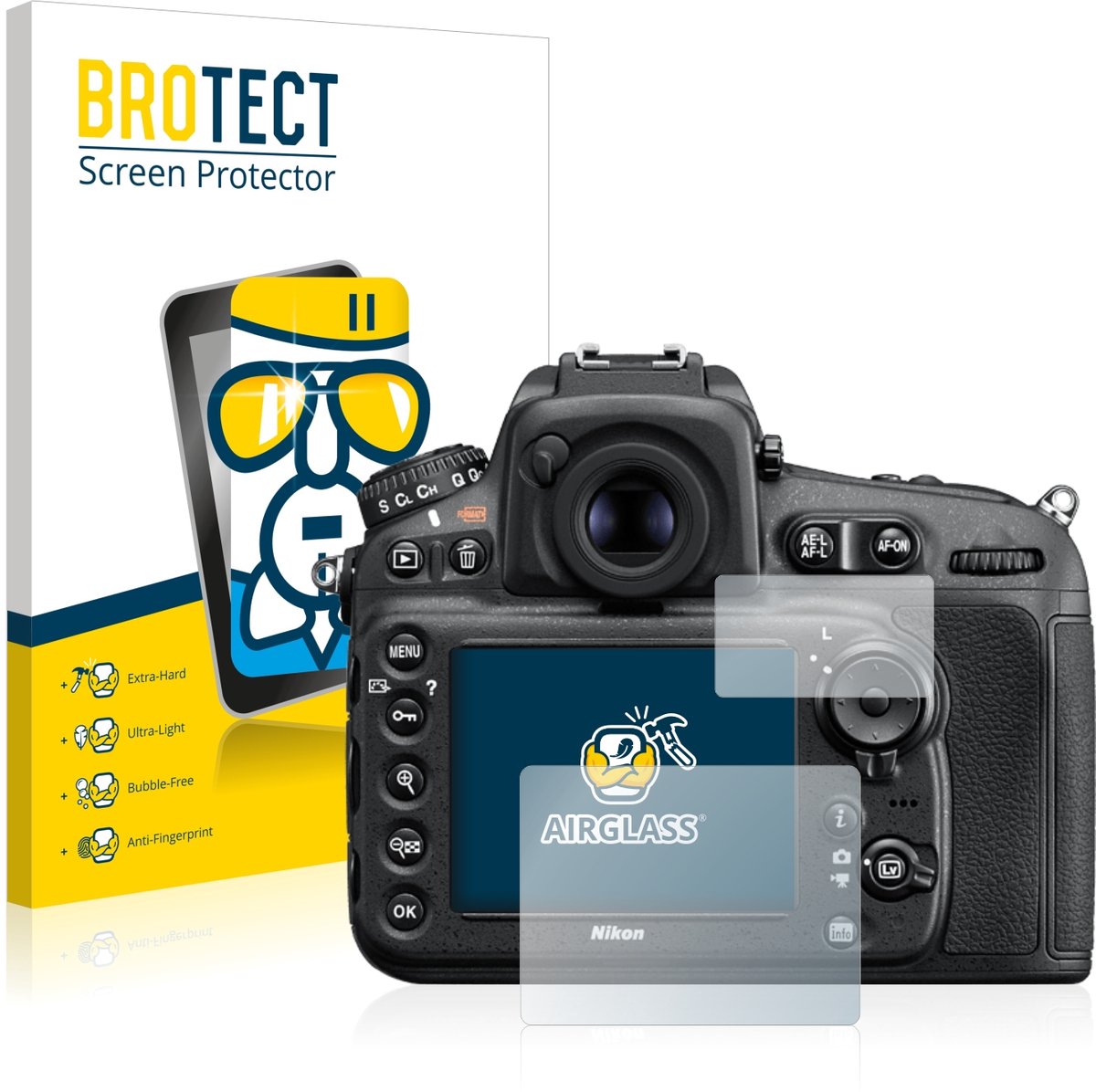 Screenprotector voor Nikon D810 Beschermglas transparant