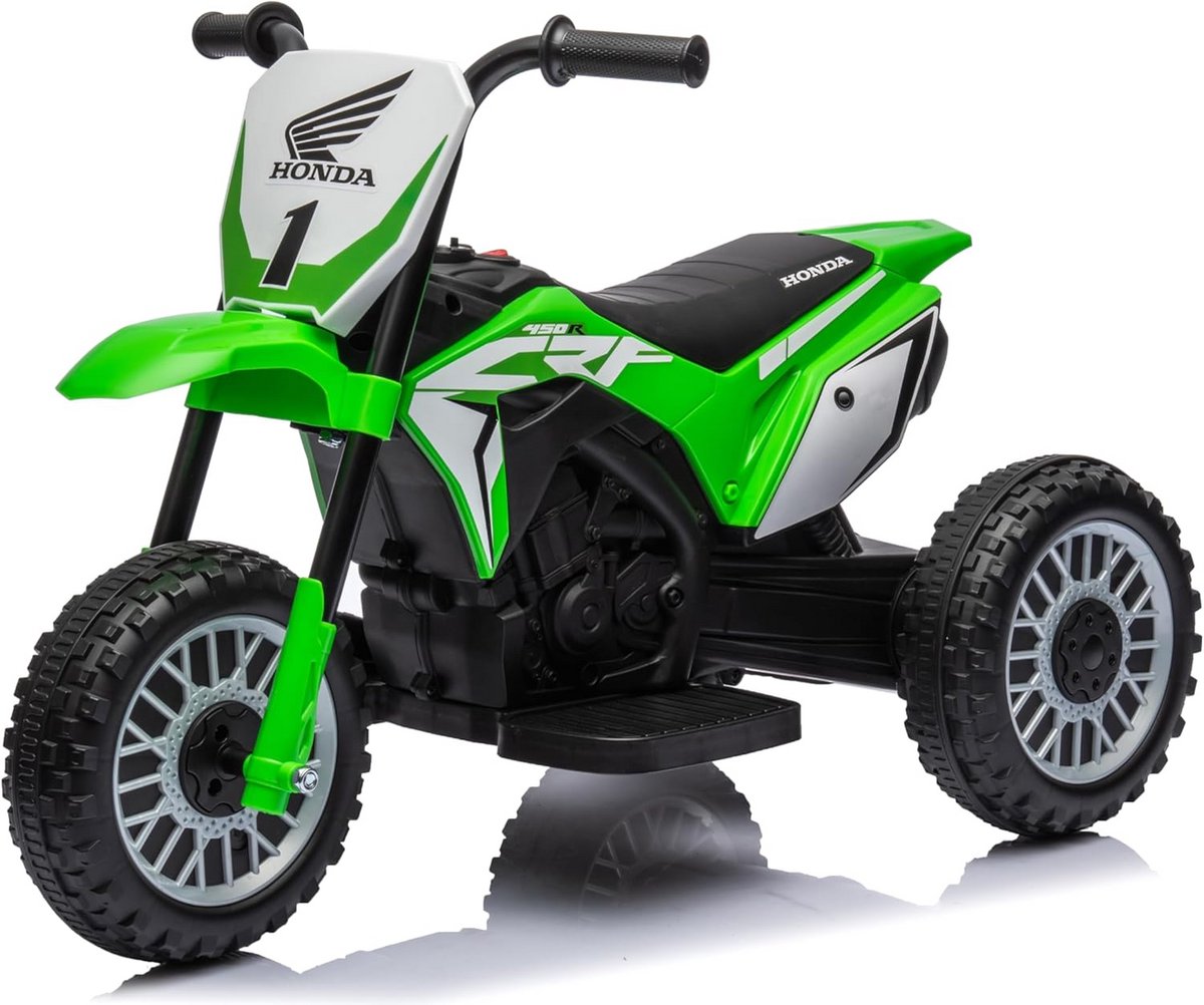 Elektrische Driewieler Motorcross Speelgoedfiets voor Kinderen 6V Groen