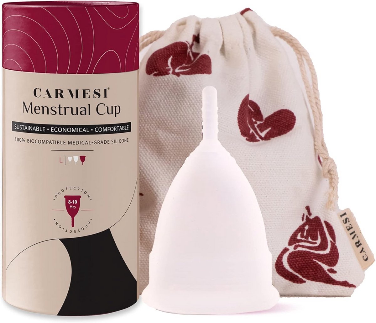 Zachte Herbruikbare Menstruatiecup voor Dames, Grote Maat, Veilig en Comfortabel