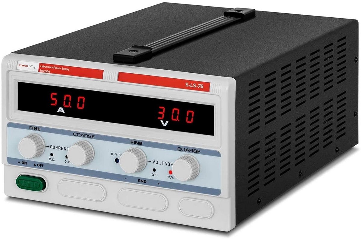 Krachtige Laboratoriumvoeding 1500W tot 30V/50A met Laag Rimpel en Diverse Beveiligingen